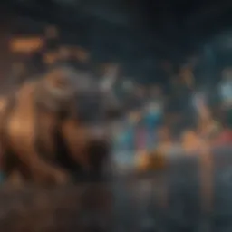 Visual representation of bullish market trends