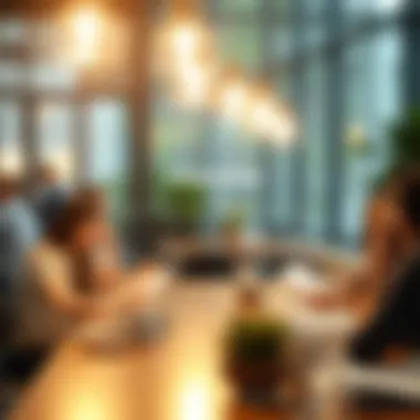 A diagram illustrating the partnership model in business