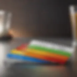 Visual representation of credit score factors