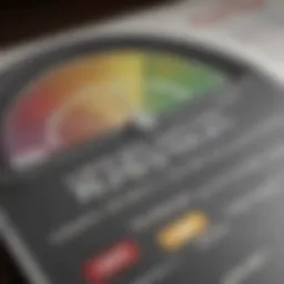Illustration of credit score factors