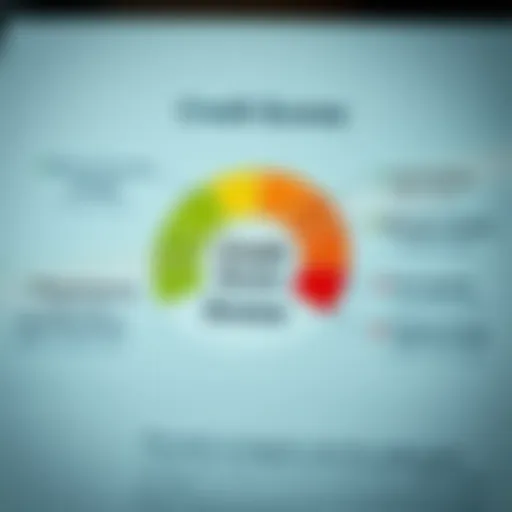 Visual representation of credit score components