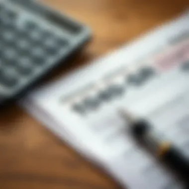 Close-Up of IRS Form 1040-SR A close-up of IRS Form 1040-SR with a calculator and notepad