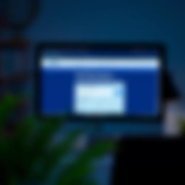 IRS Website for Online Filing Options A computer screen displaying the IRS website with online filing options