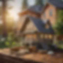 Conceptual diagram illustrating home equity growth