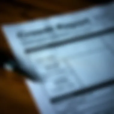 Key Sections of a Credit Report Detailed view of a credit report highlighting key sections