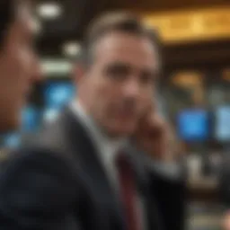 Visual representation of margin calls in futures trading