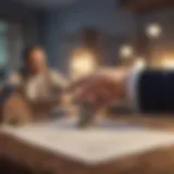 Conceptual illustration of mortgage agreements