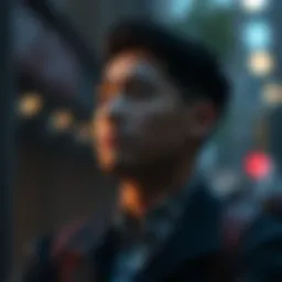 A person contemplating their future career choices.