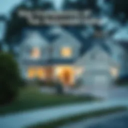 A visual representation of a residential property with highlighted tax assessed value components