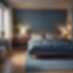 Blueprint of a bedroom addition layout