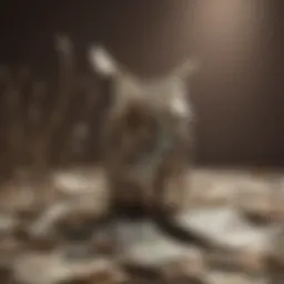 Conceptual illustration of money growth over time