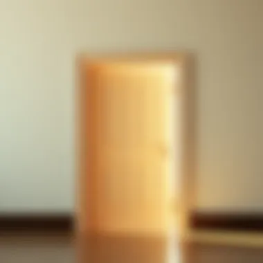 Embracing New Opportunities Ahead An open door symbolizing new opportunities